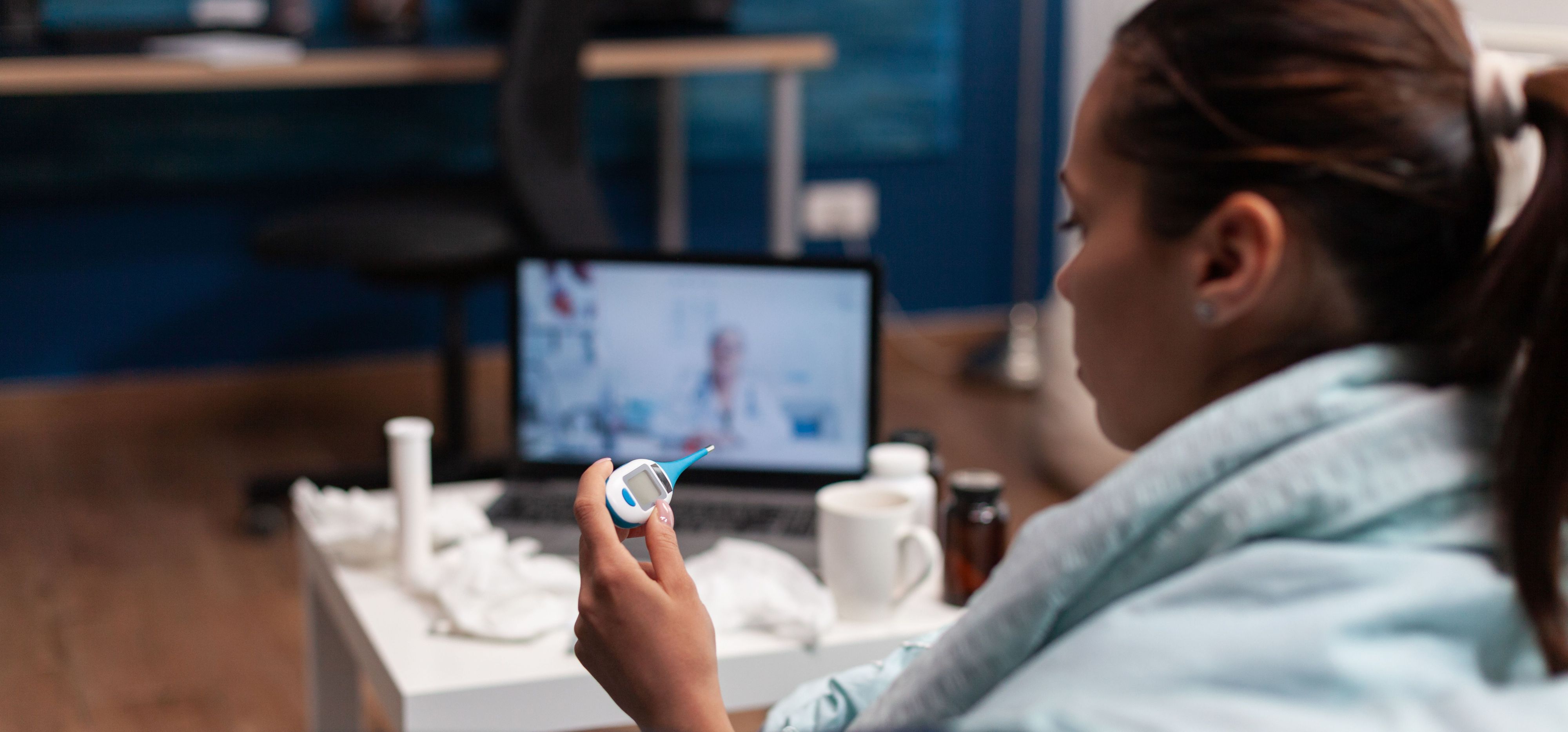 Cold & flu season is here Don't get even more sick sitting in a waiting room. Start a telehealth visit now from the comfort of your home. Cold & Flu