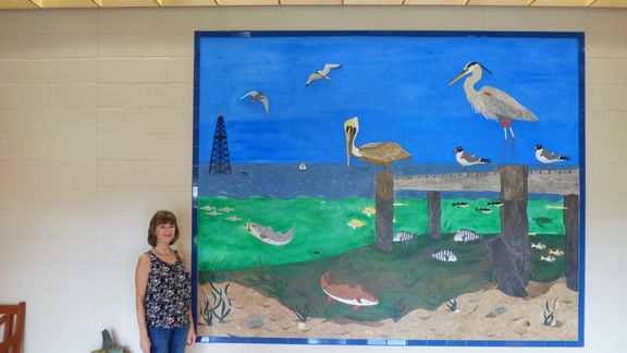 8' x 10' Wall Mural at Elementary School
