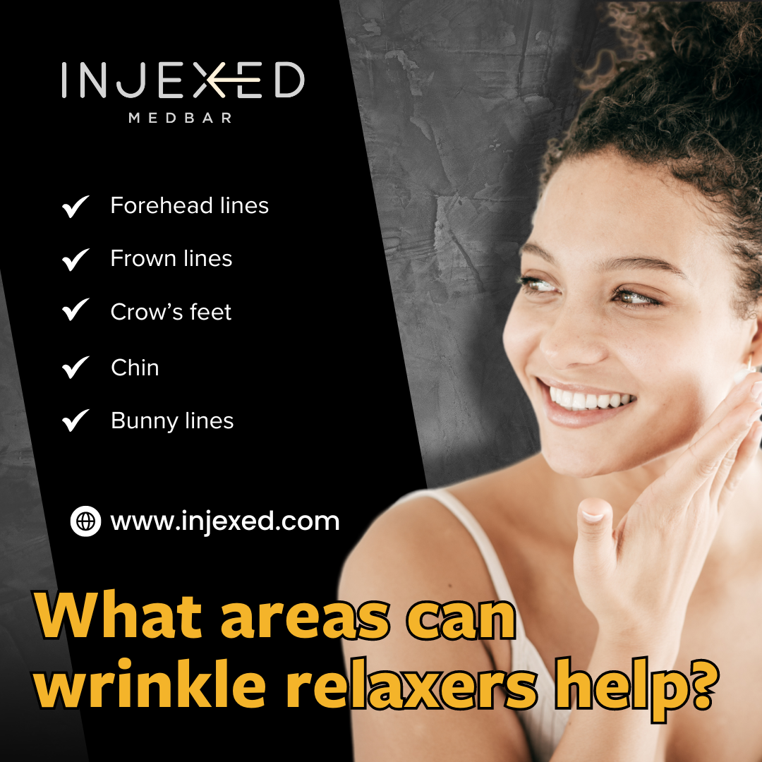 What areas can wrinkle relaxers help?