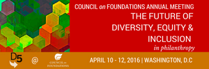 COUNCIL on FOUNDATIONS ANNUAL MEETING, APRIL 10-12, 2016.png