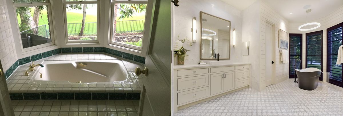 BEFORE ON LEFT - AFTER ON RIGHT Jane_Reece_Interiors_Before-After-Islandwood-master-bath.jpg