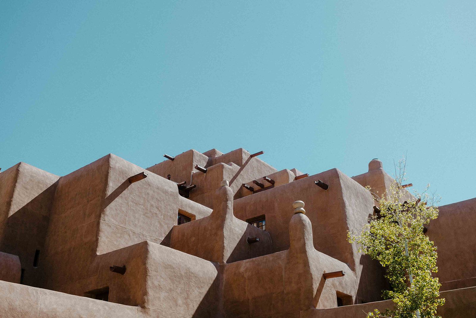 Adobe buildings in Santa Fe adobe architecture Santa Fe