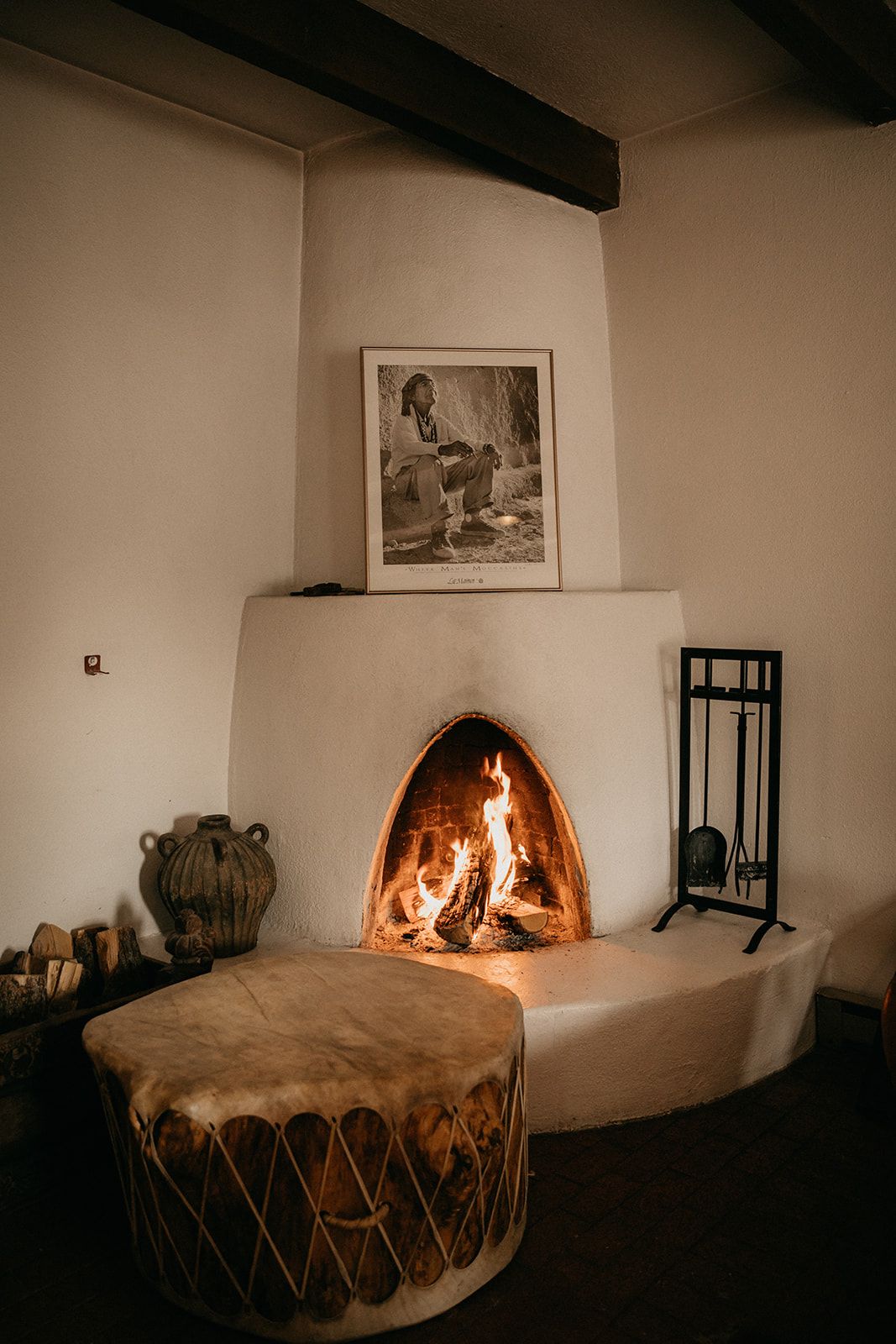 Kiva Fireplace Room