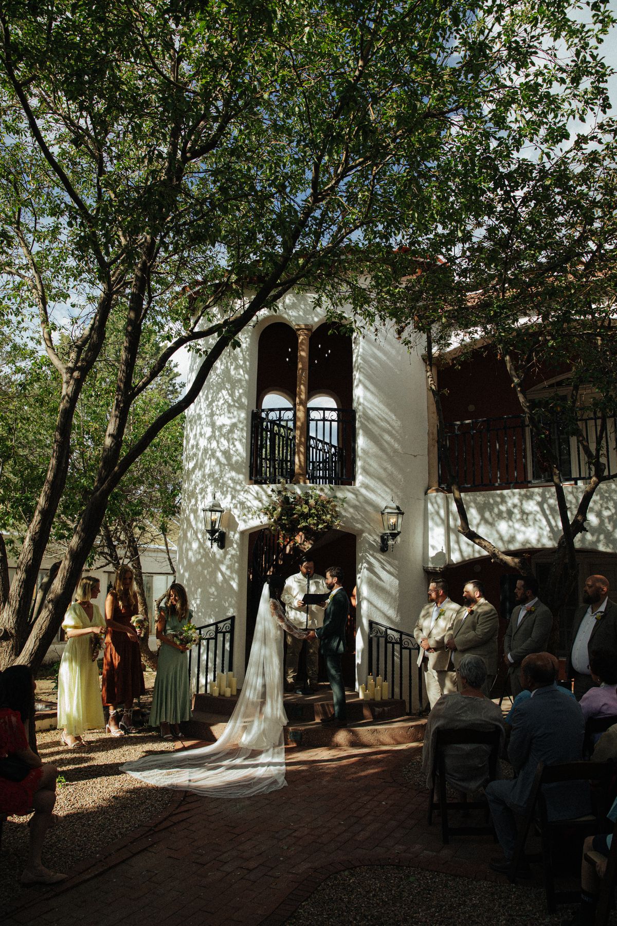 Married outside the Spanish Courtyard