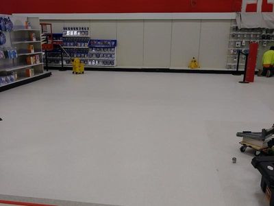 Commercial LVT Flooring Installation