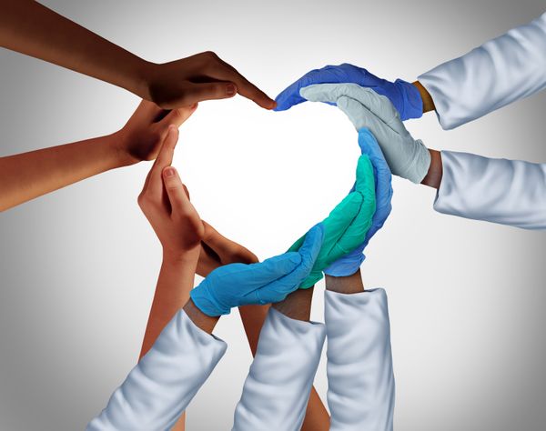 Hands forming a heart Core Values