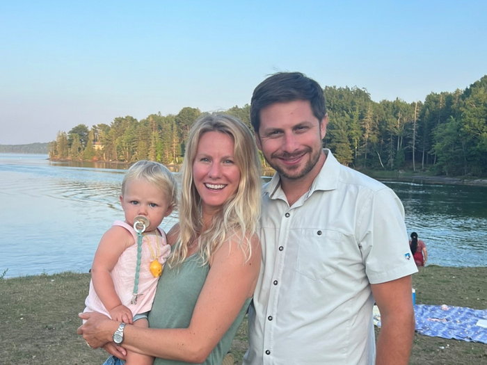 Kirby Jones with her husband David Amster and daughter Juniper Kirby Jones & Family.png