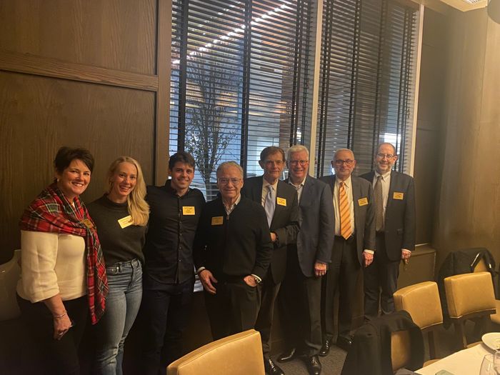 Celani Family and the doctors from Brigham and Women’s Hospital. Celani Family Donation Dinner