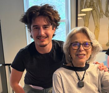 Cas and grandmother, Karla Scherer