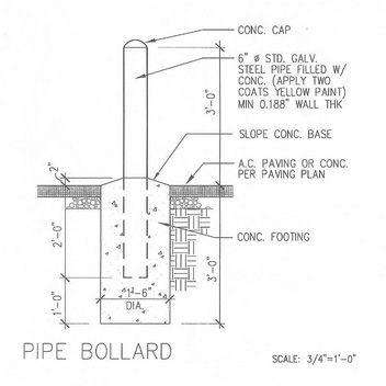 Pipe Bollard