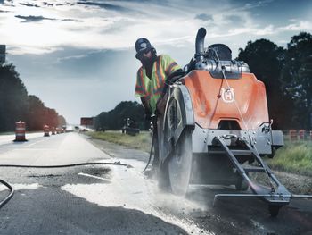 27-Inch Concrete Flat/Slab Sawing