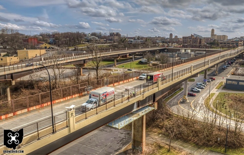 The “Y” Bridge in Akron
