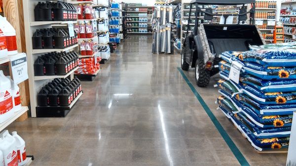 Polished Concrete In Store In Ohio