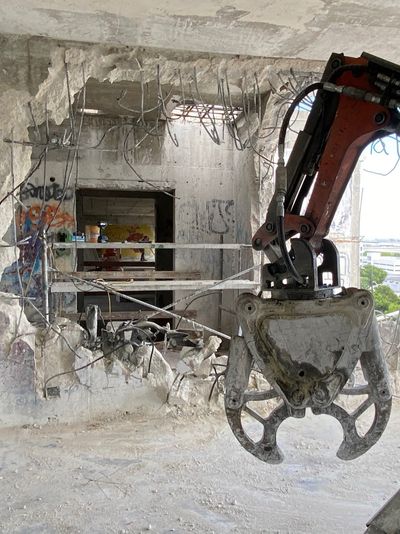 Ohio Concrete Robot Crushing Concrete