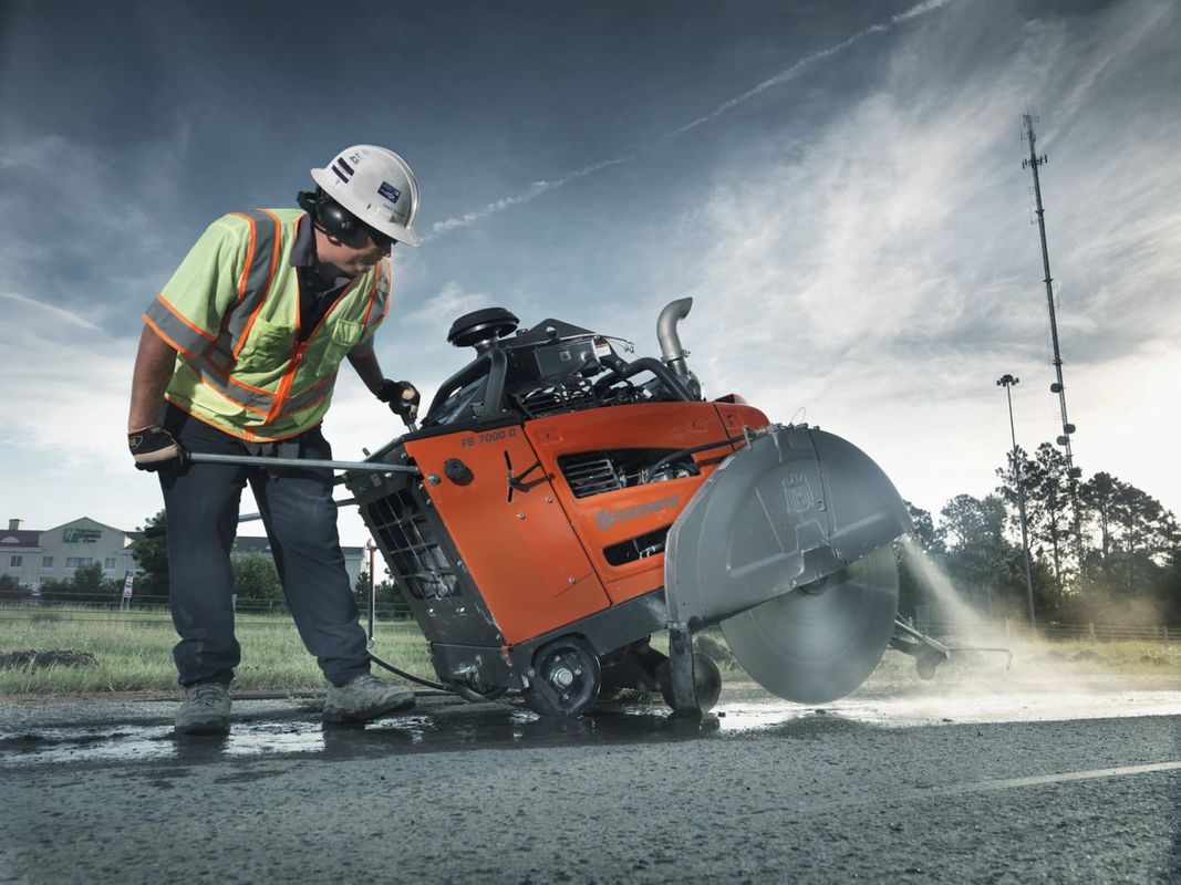 Asphalt Sawing Performed By OCSD Trained Professional Asphalt Sawing Performed By OCSD Trained Professional