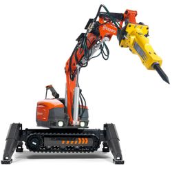 Remotely Operated Concrete Demolition Robot Remote Concrete Demolition Robot