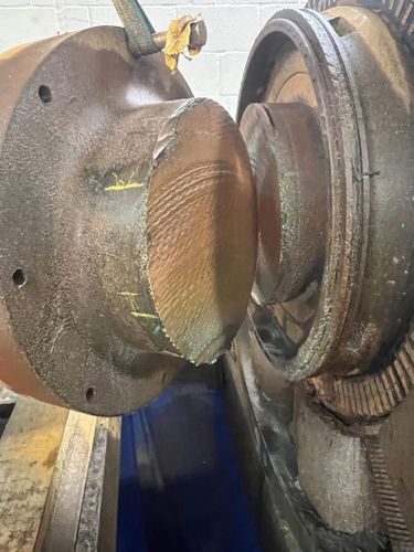 Rhodes Tower elevator motor removal