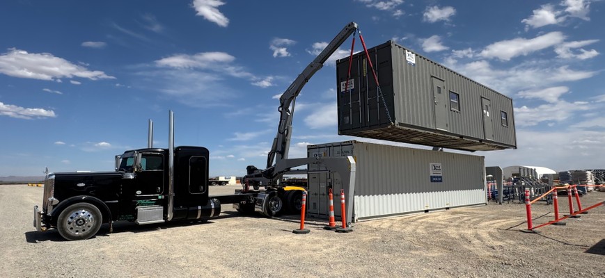 Container Movers Sideloader Truck with office container.jpeg
