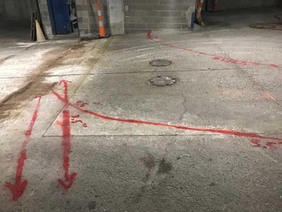 The picture shows the live electrical and communications conduits parking2.jpg