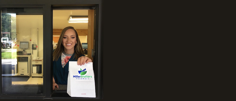 Pick up your prescriptions without leaving your car Convenient Drive Thru