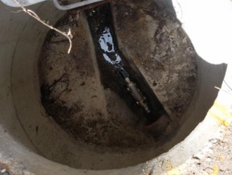 Crawler CCTV shown in Manhole