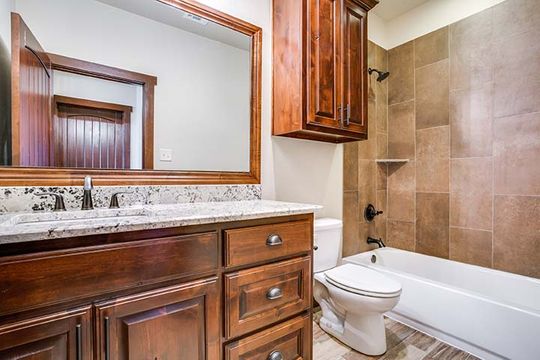 Custom Upscale Bathroom - North Texas Custom Home
