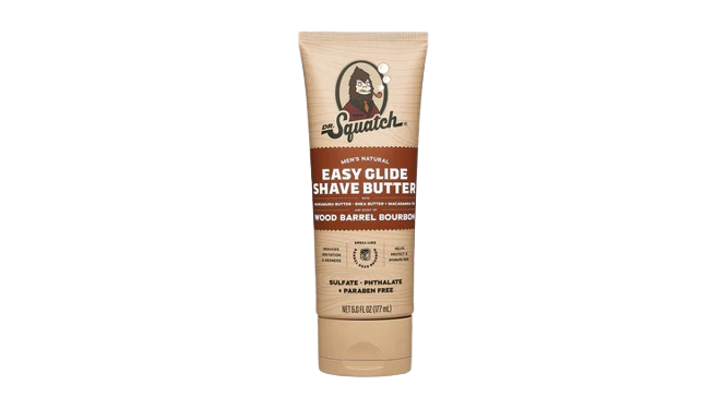 A rugged and refined blend of spice, bourbon, and oak. Easy Glide Shave Butter Wood Barrel Bourbon