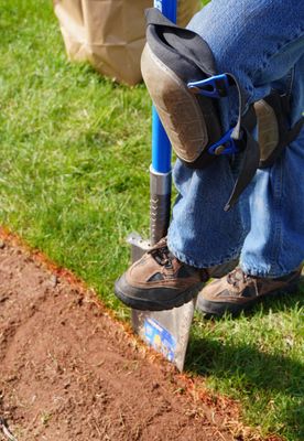 Concrete Landscape Curbing Installation Preparation – Border Magic by Angelopulos StoneCraft