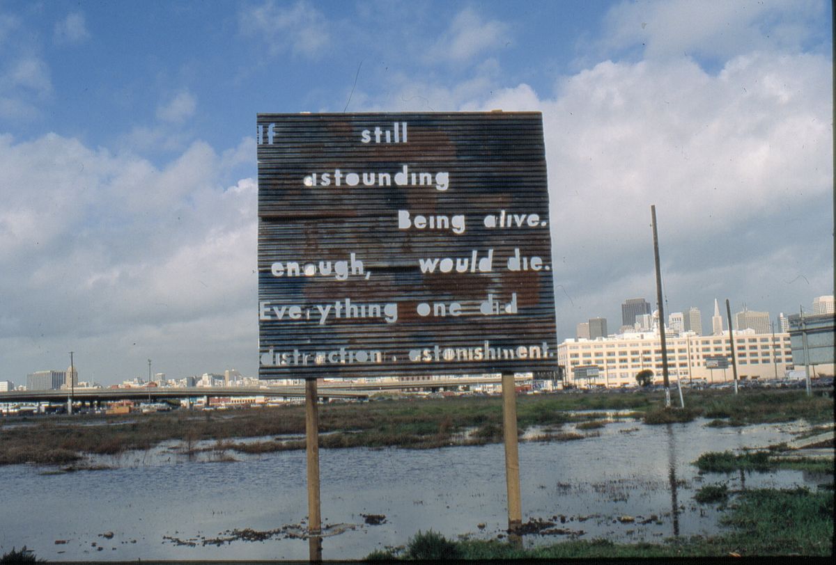 "Untitled," billboard