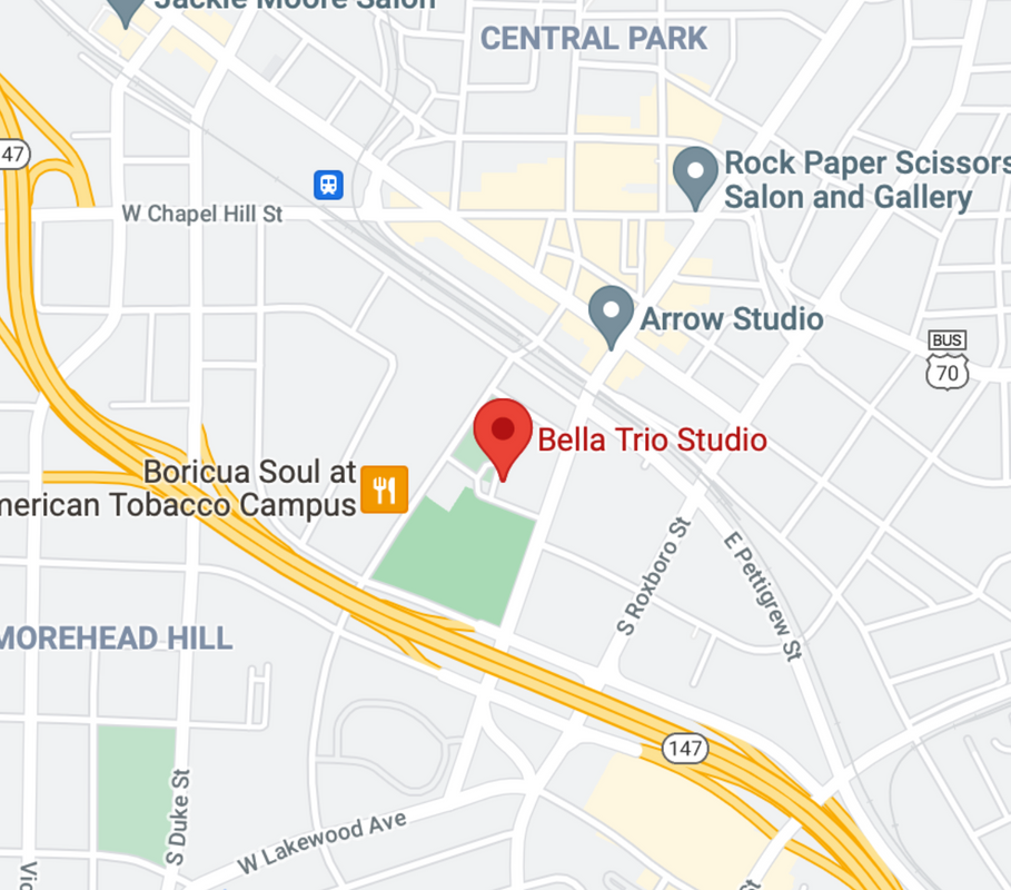 bella trio american tobacco Contact Bella Trio | Durham & Hillsborough