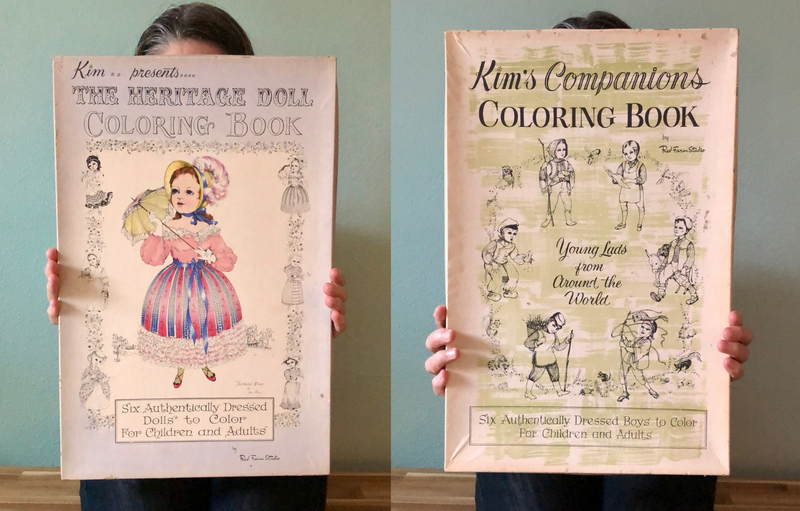 Download Huge Vintage Coloring Books South Congress Books