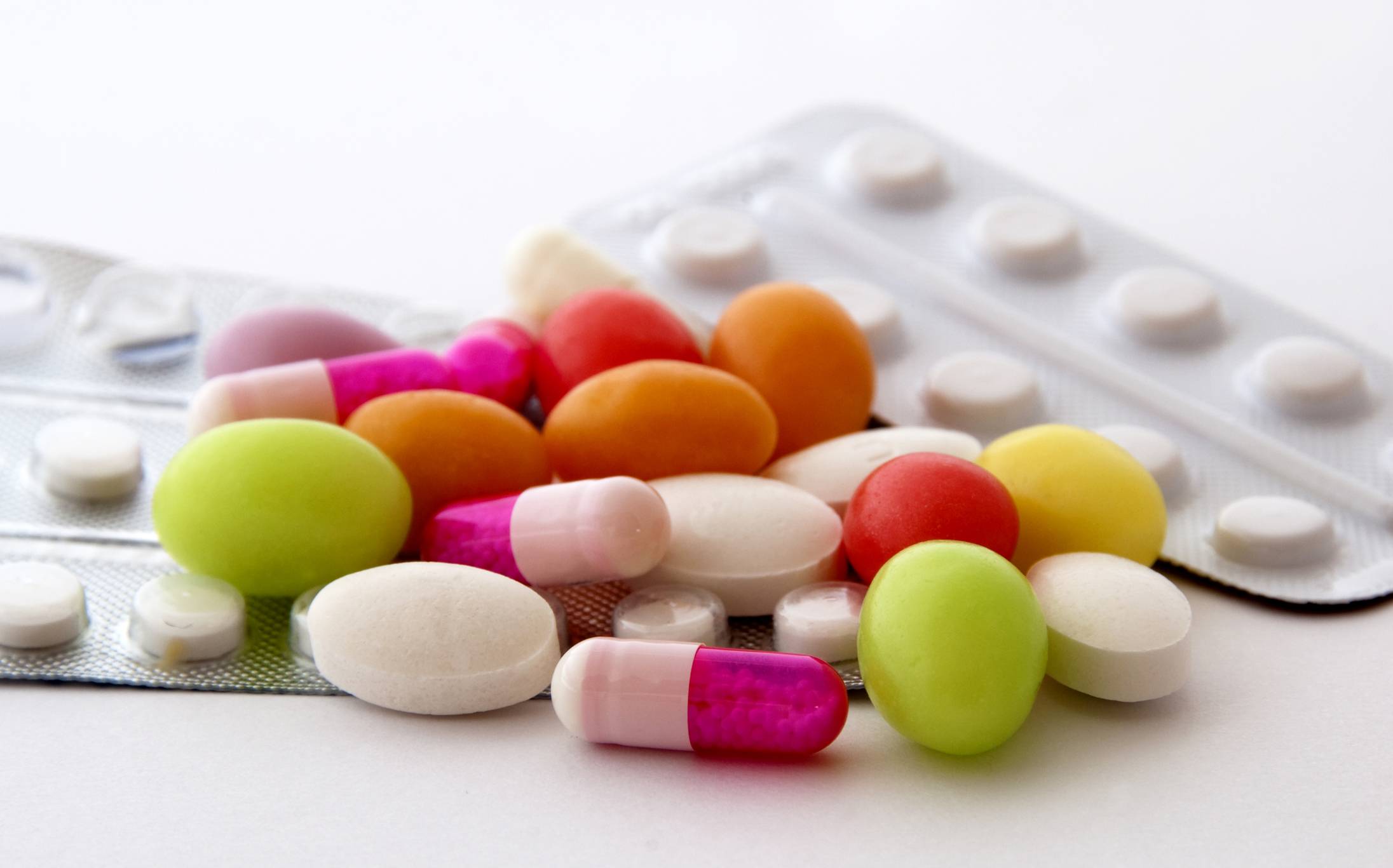 Multiple medications in a pile Medication Adherence