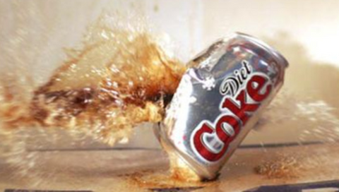 Exploding Diet Soda Can