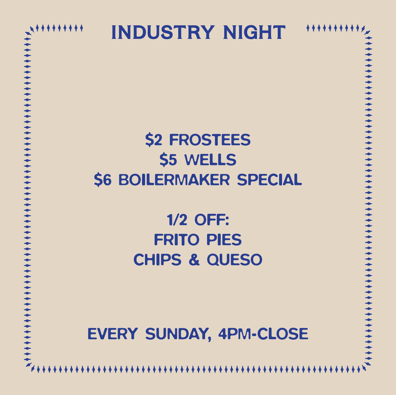 Industry Night at The Saloon
