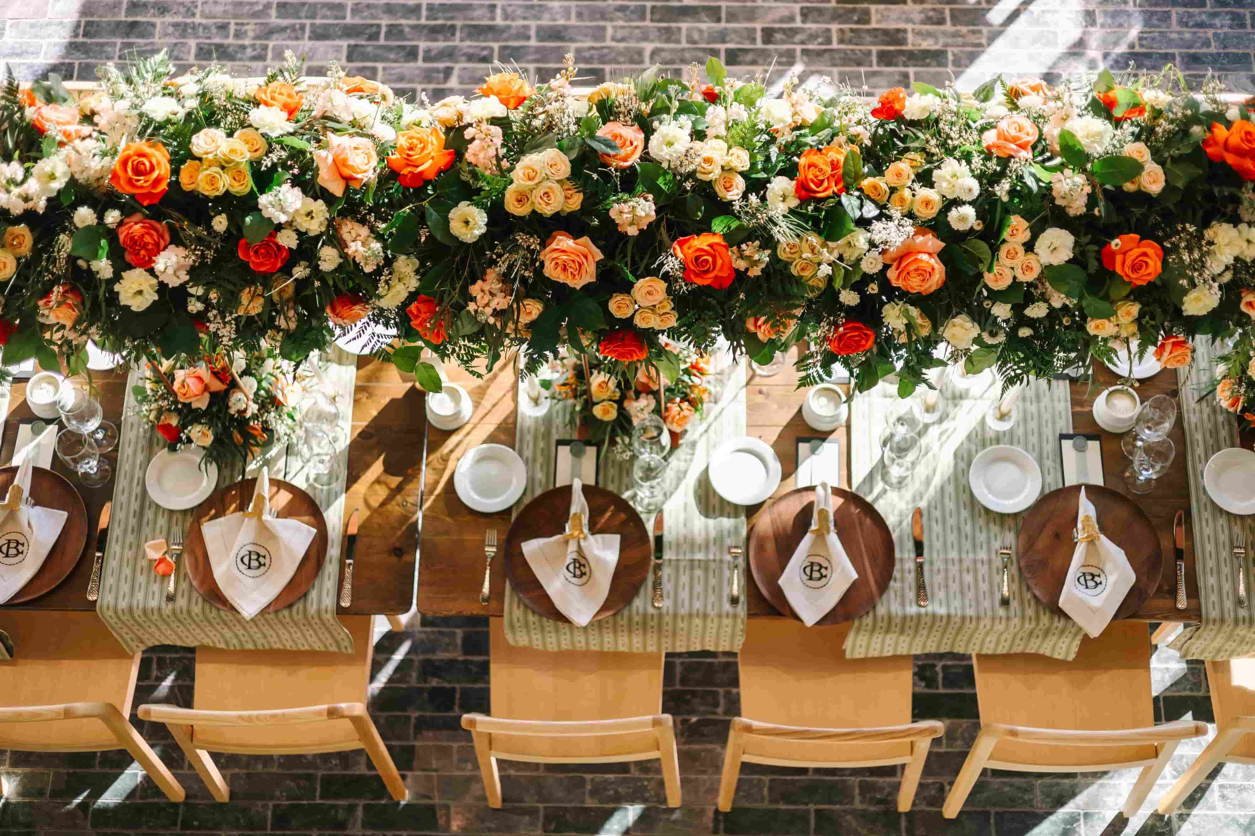 Wedding Tablescape at Albert Hotel
