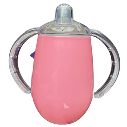 Stainless Steal Sippy Cup- Pink