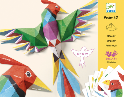 3D Paper Bird Kit