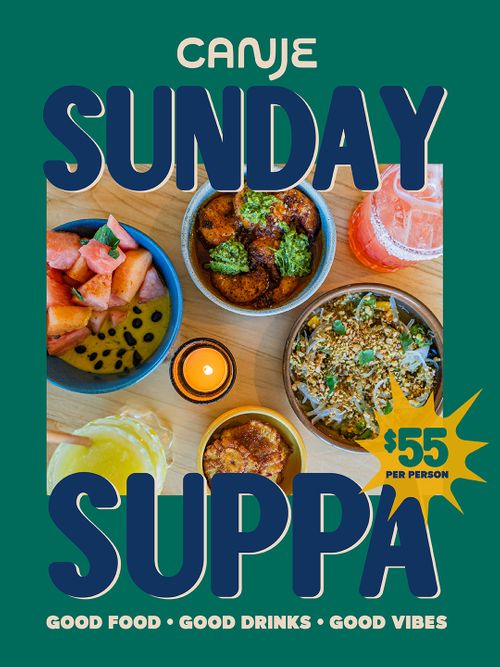 Sunday Suppa Graphic at Canje