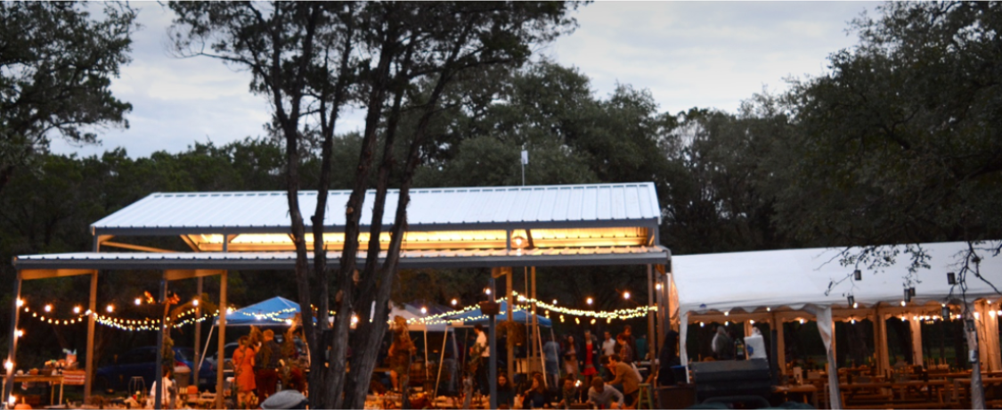 Wedding reception at the Pavilion Wedding at Mystic Quarryt