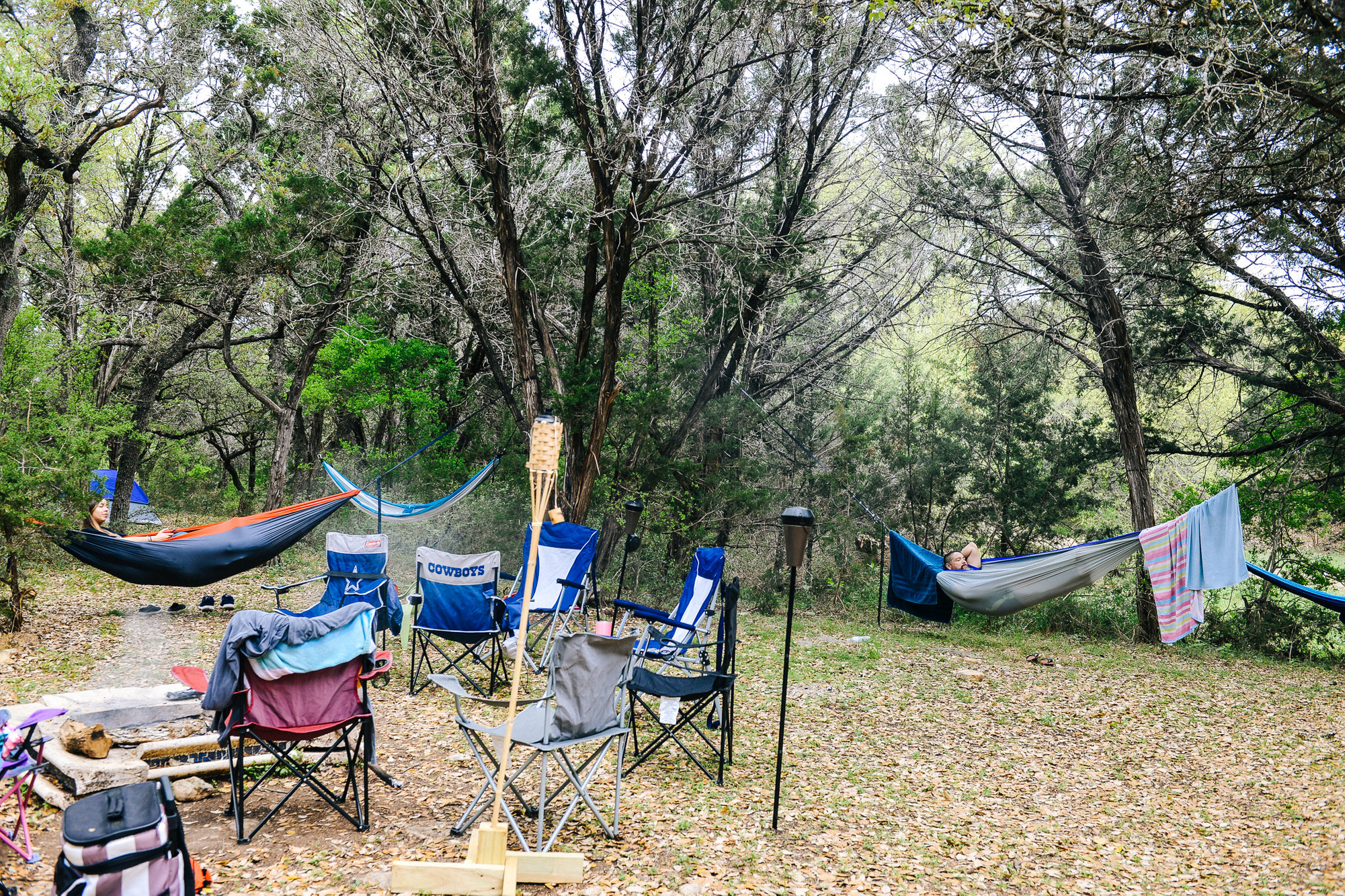 Hammock camping True primitive camping