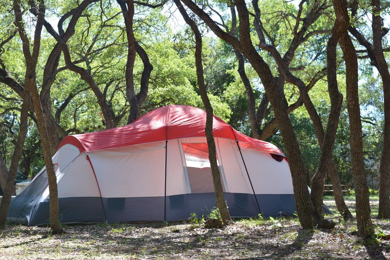 Pick a non-power and water site and feel like you are roughing it at night Pure Primitive Tent Camping