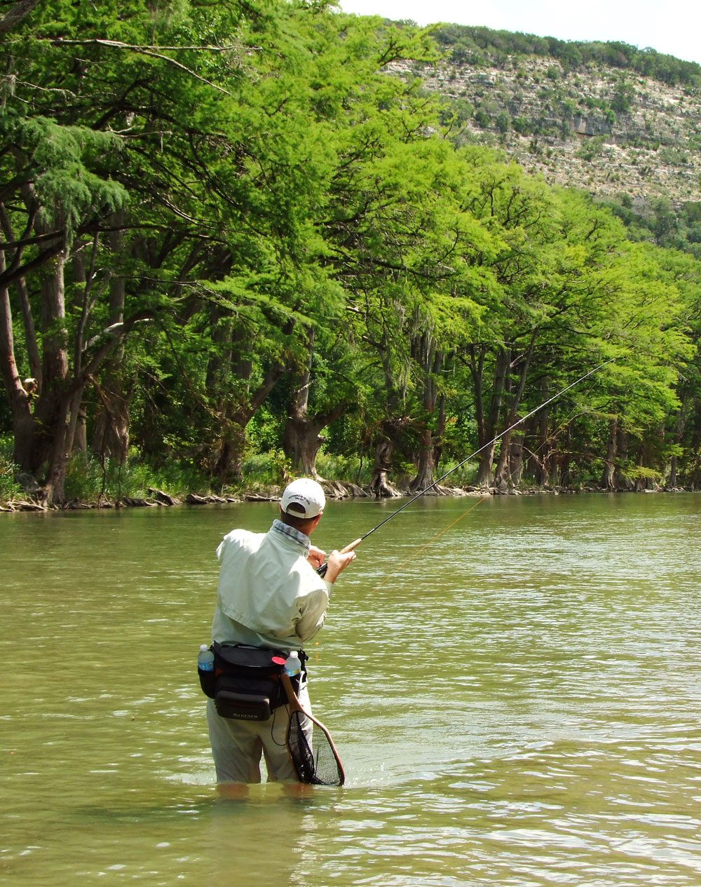 Trout fishing in Canyon Lake canyon lake texas cabin rentals