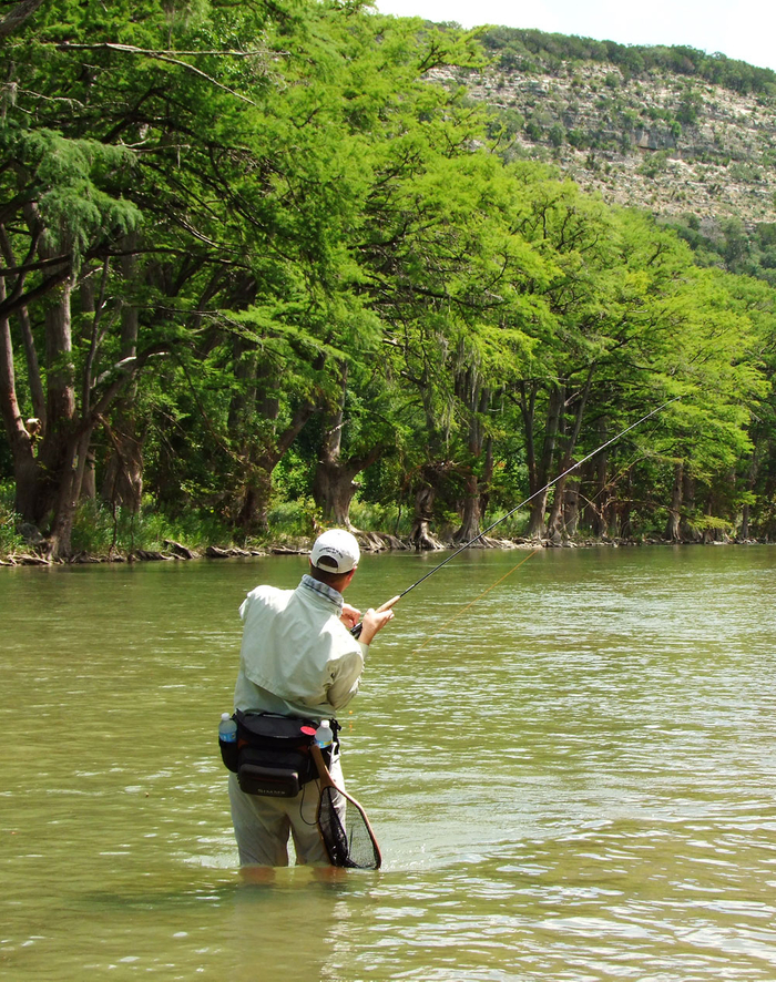 Trout fishing in Canyon Lake canyon lake texas cabin rentals