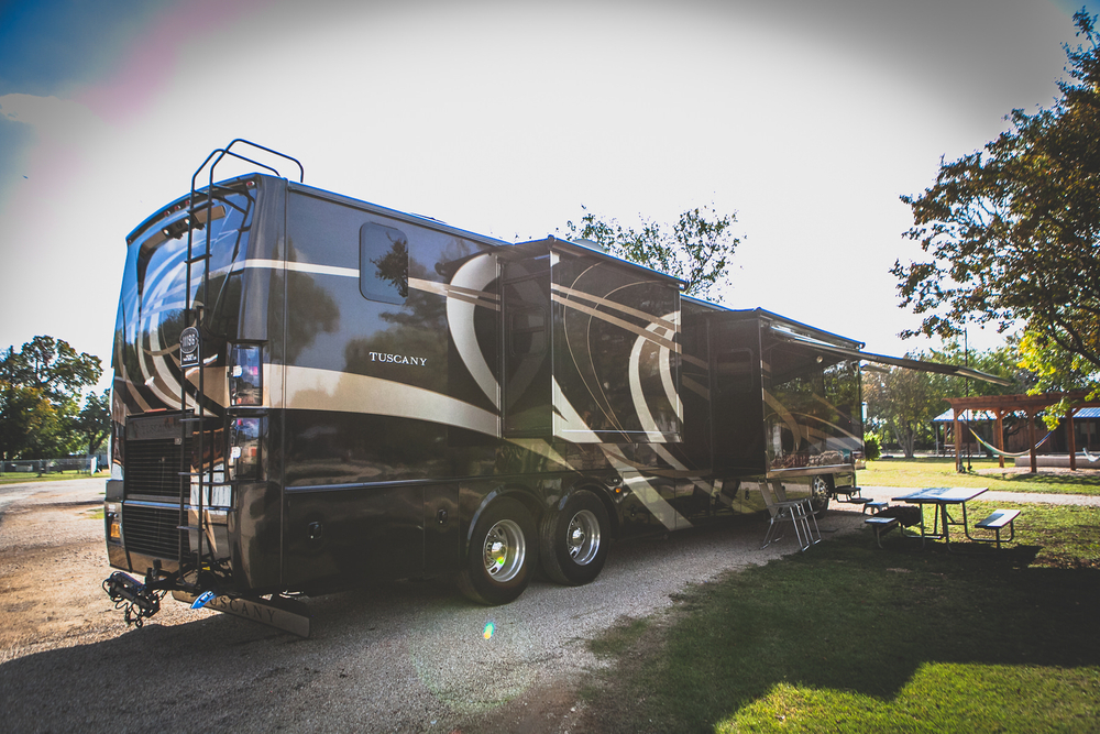 Large Pull Through RV Sites