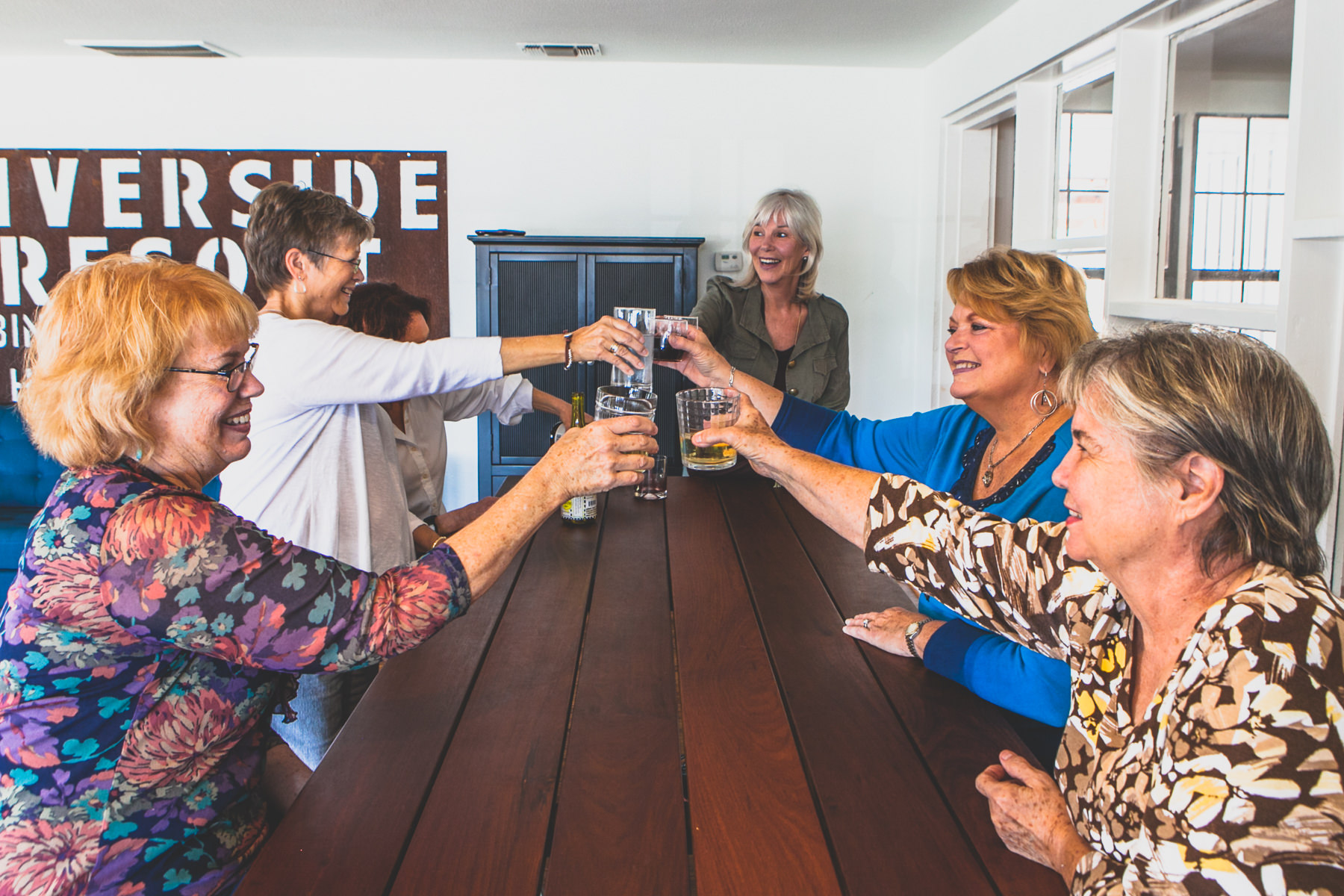 Afternoon get together in the Riverside Rec Hall