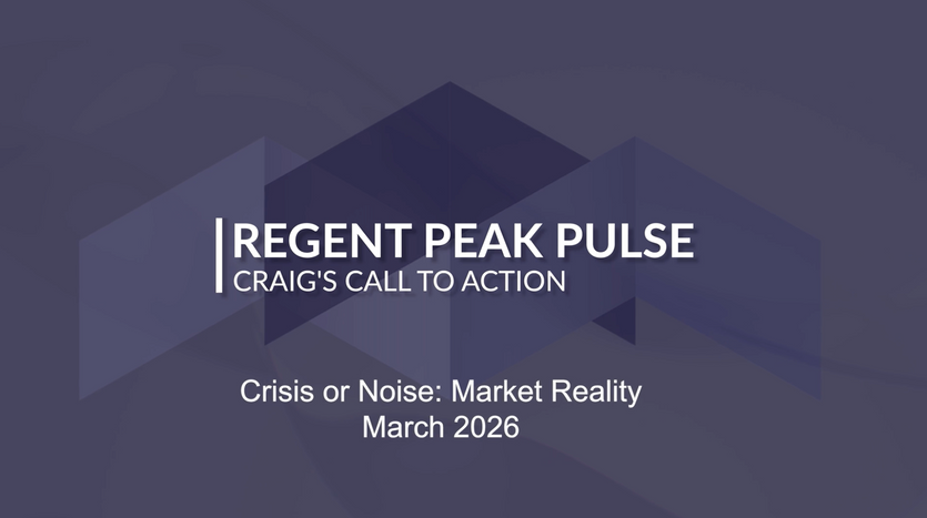 Regent Peak Pulse: Craig's Call to Action