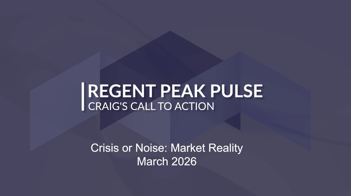 Regent Peak Pulse: Craig's Call to Action