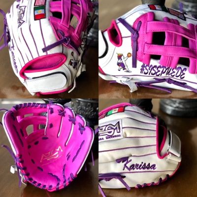 custom mens softball gloves