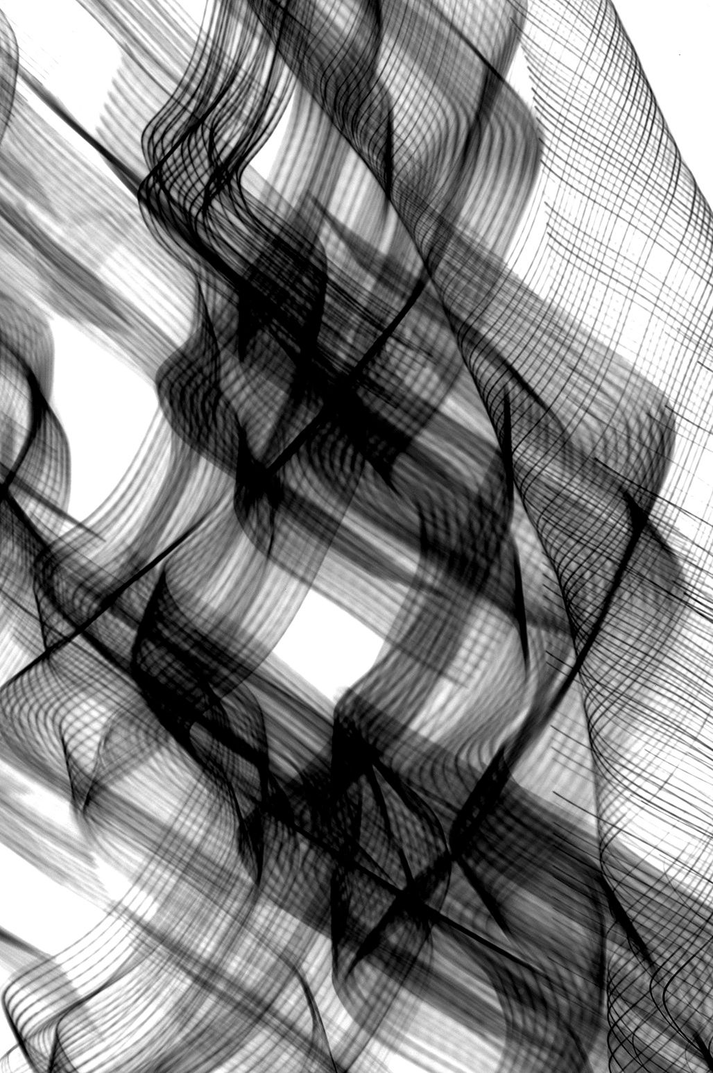 Tate Drawings, 2005, Black and White Abstract Photography, Shirine Gill
