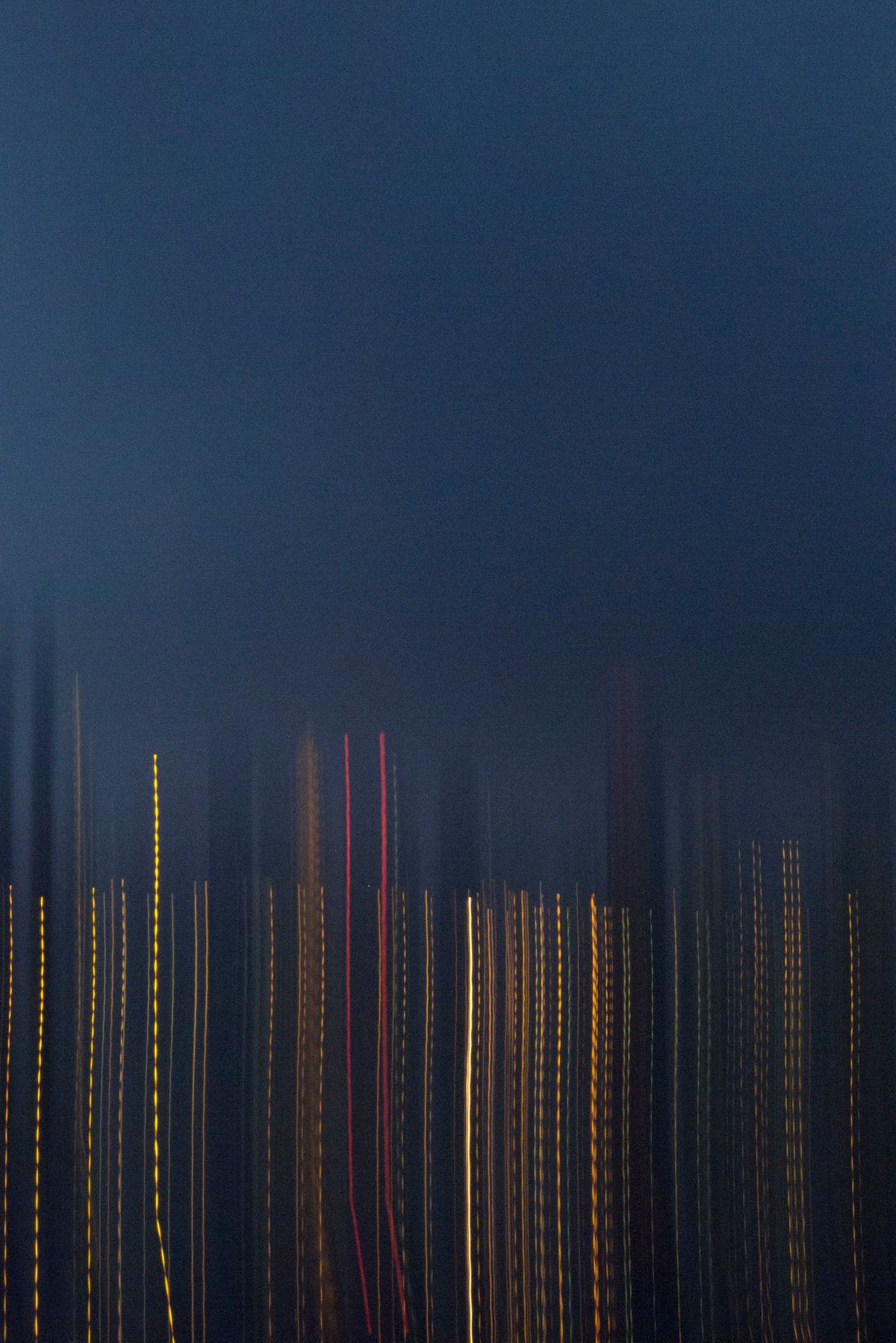 NYC from Brooklyn, 2013, Abstract Color Photography, Shirine Gill